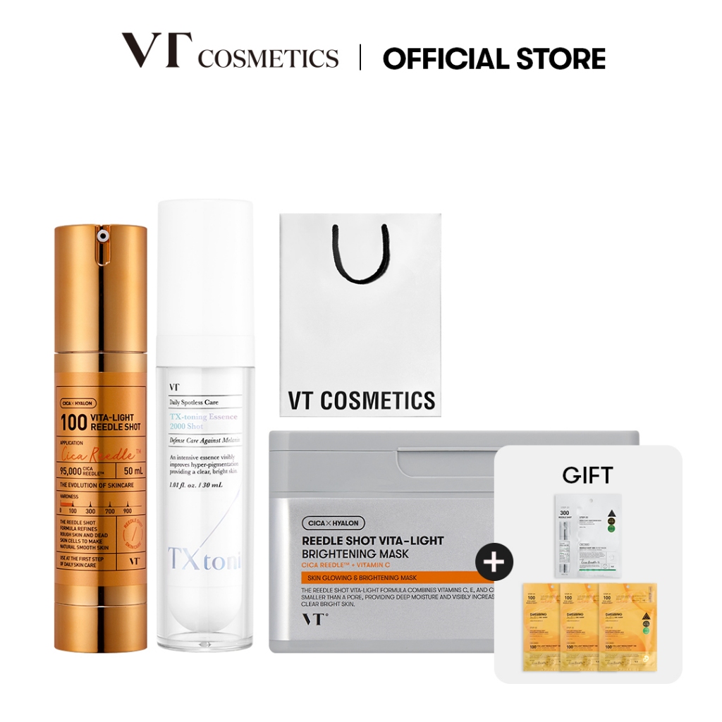 VT] Reedle Shot Gift Set (PDRN, Retinal, Collagen, Vitamin, Snail