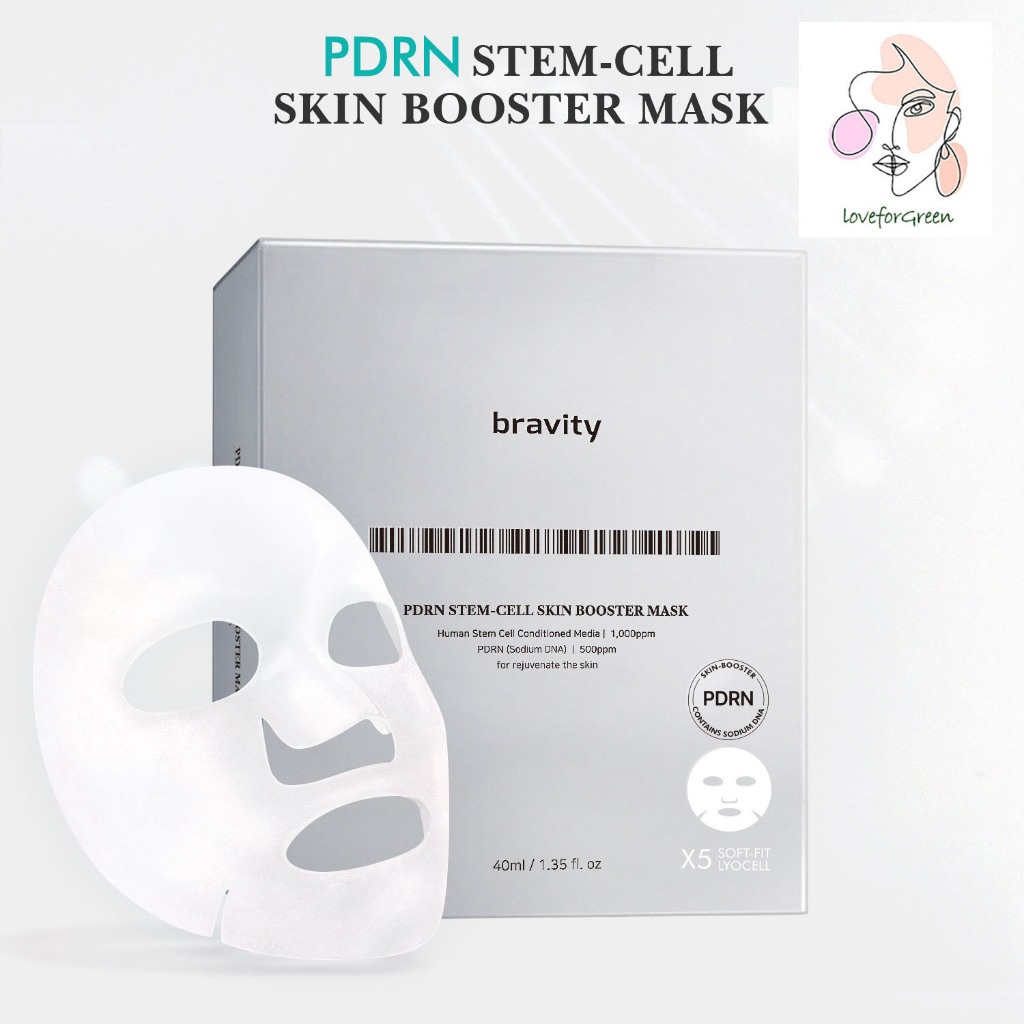 Bravity PDRN Stem-Sell Skin Booster Mask 40mL K-Beauy | Shopee Thailand