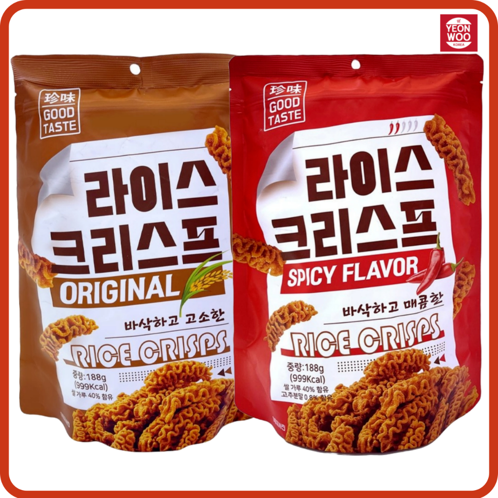 Rice Crisp Original ขนมรสเผ็ด 188 กรัม จากเกาหลี | Shopee Thailand