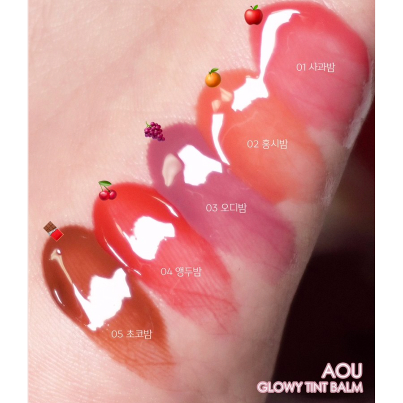 AOU] Glowy Tint Balm (Իͻ / Ի͹ / Ի) 3.5   ʴ Lip Balm | Shopee Thailand