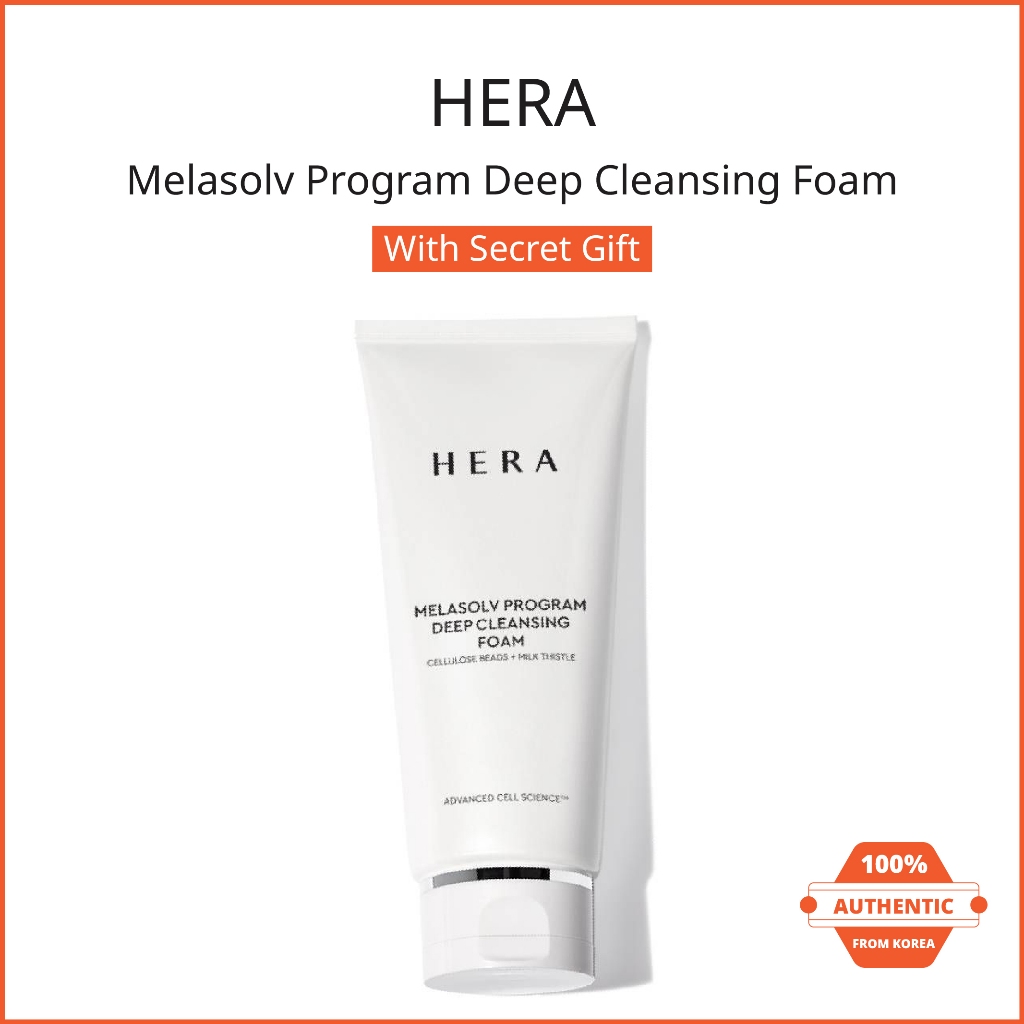 [HERA] โฟมล้างหน้า Melasolv Program Deep Cleansing 50g/200g | Shopee ...
