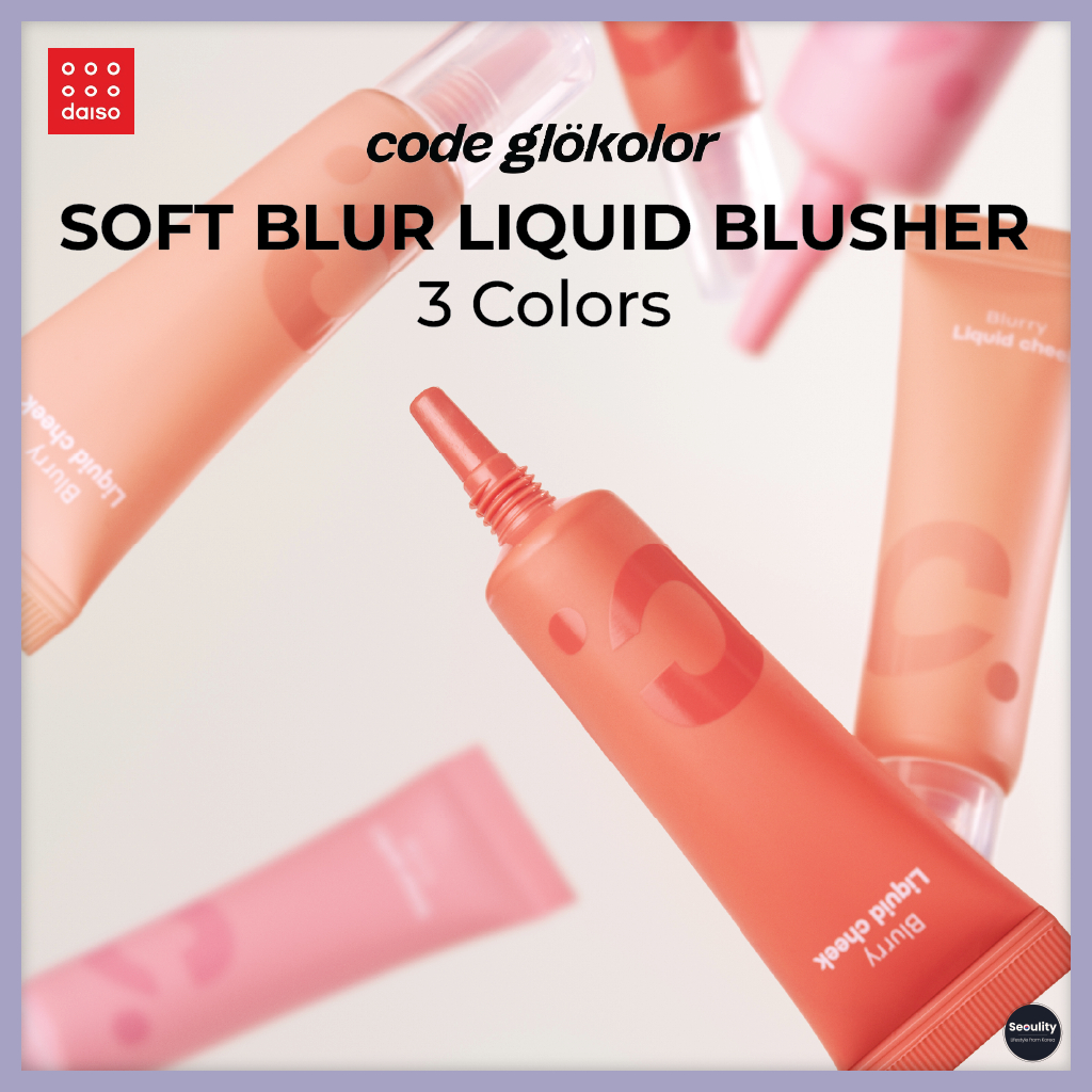 [Daiso Korea] Code Glokolor Soft Blur Liquid Blusher 10g (ชมพู/กุหลาบ ...