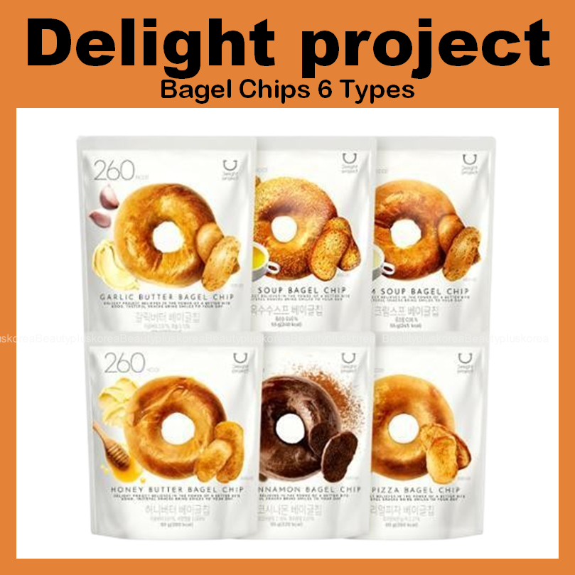[Delight Project] Bagel Chip 5 ประเภท Choco Cinnamon 50g / ซุปครีม 55g ...
