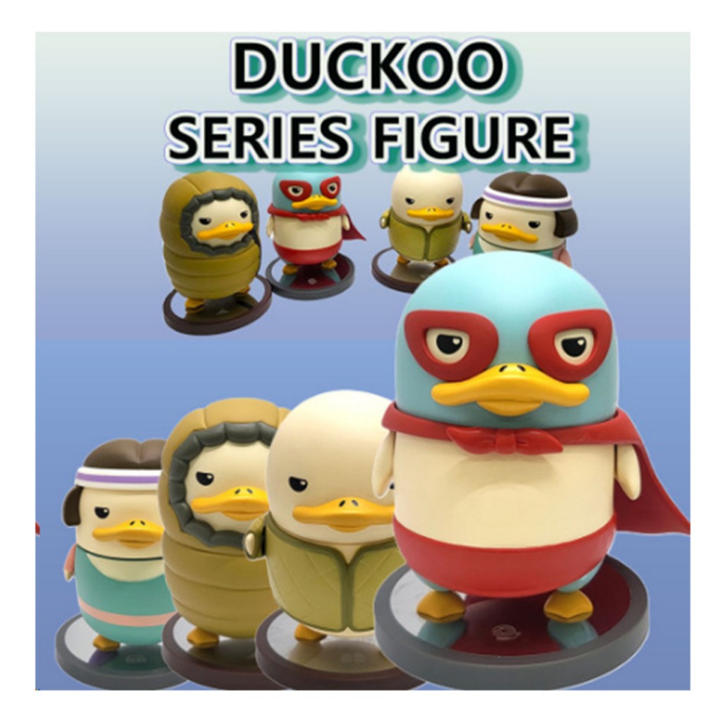 ตุ๊กตาฟิกเกอร์ Popmart DUCKOO Bing/ Camping/ Aerobics/ มวยปล้ํา น่ารัก ...