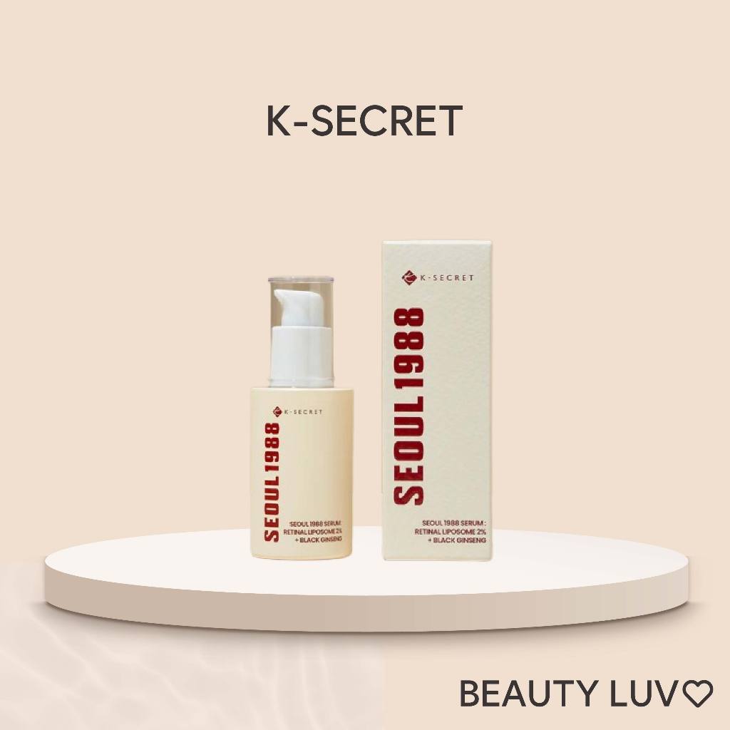 Sérum KSECRET SEOUL 1988 - Retinal Liposome 2% + Ginseng Noir - 30ml - Soin Hydratant
