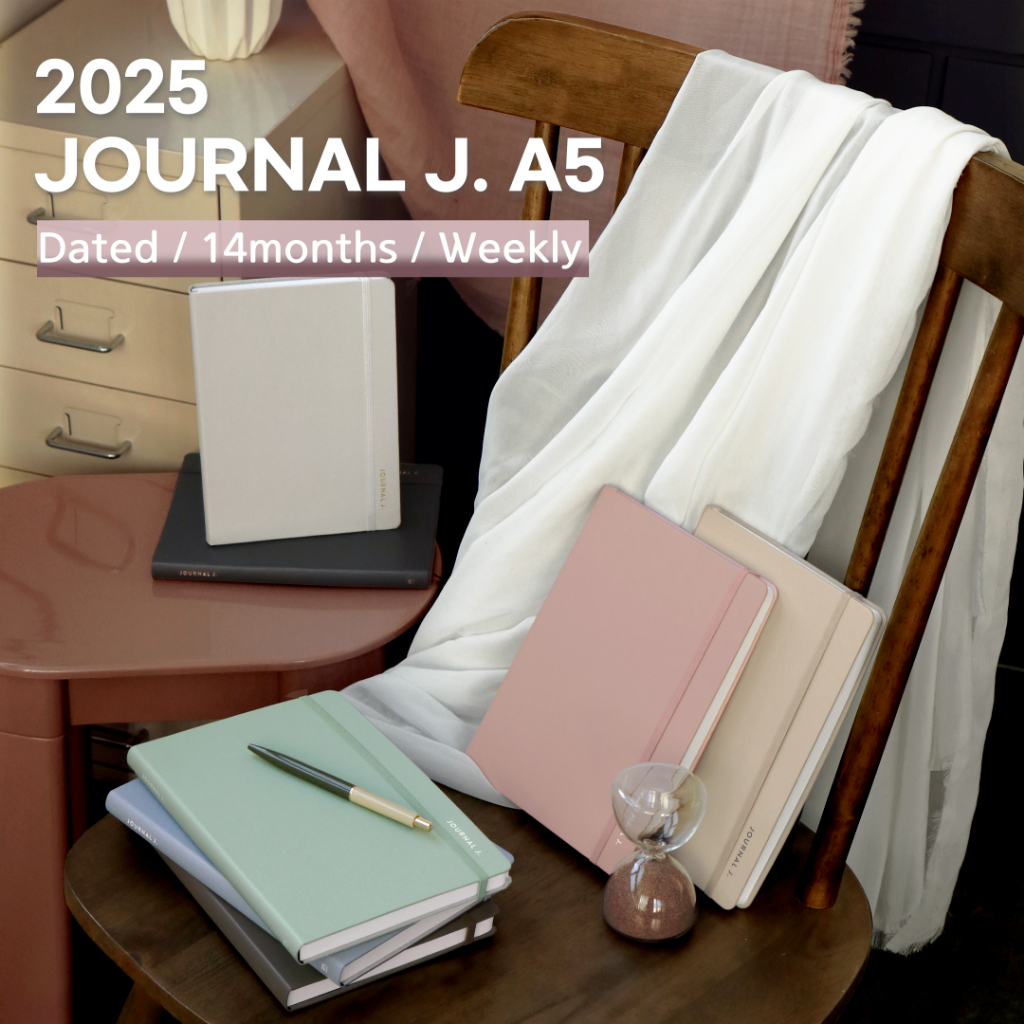 Iconic 2025 Journal J Planner A5 Dated 14 เดือน Diary Scheduler เกาหลี ...