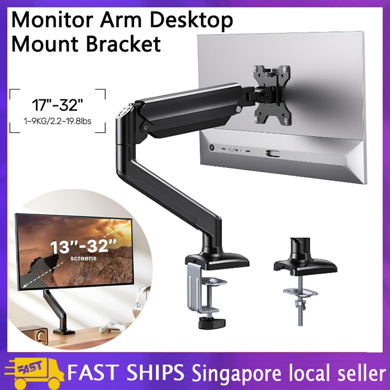 Monitor Arm Desktop Mount Bracket 17-32 แบริ่ง 10 กก. 360 Multi ...