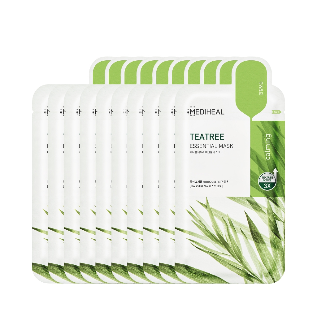 プランエス MEDIHEAL TEATREE ESSENTIAL MASK 14 ティー ツリー
