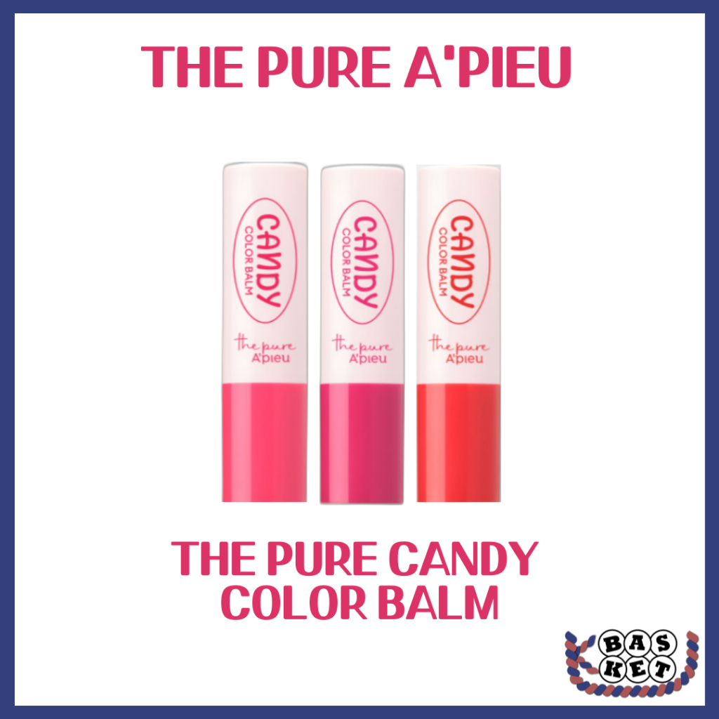 APIEU [APEIU] The Pure Candy Color Balm 3 สี 3.9g | Shopee Thailand