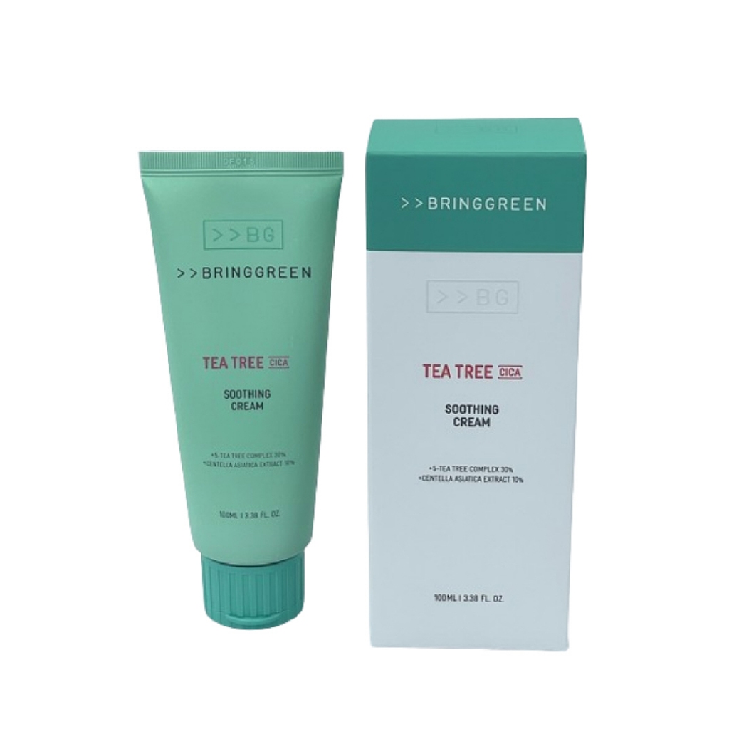 [BRING Green] Tea Tree Cica ครีมบํารุงผิวหน้า 100 มล. | Shopee Thailand