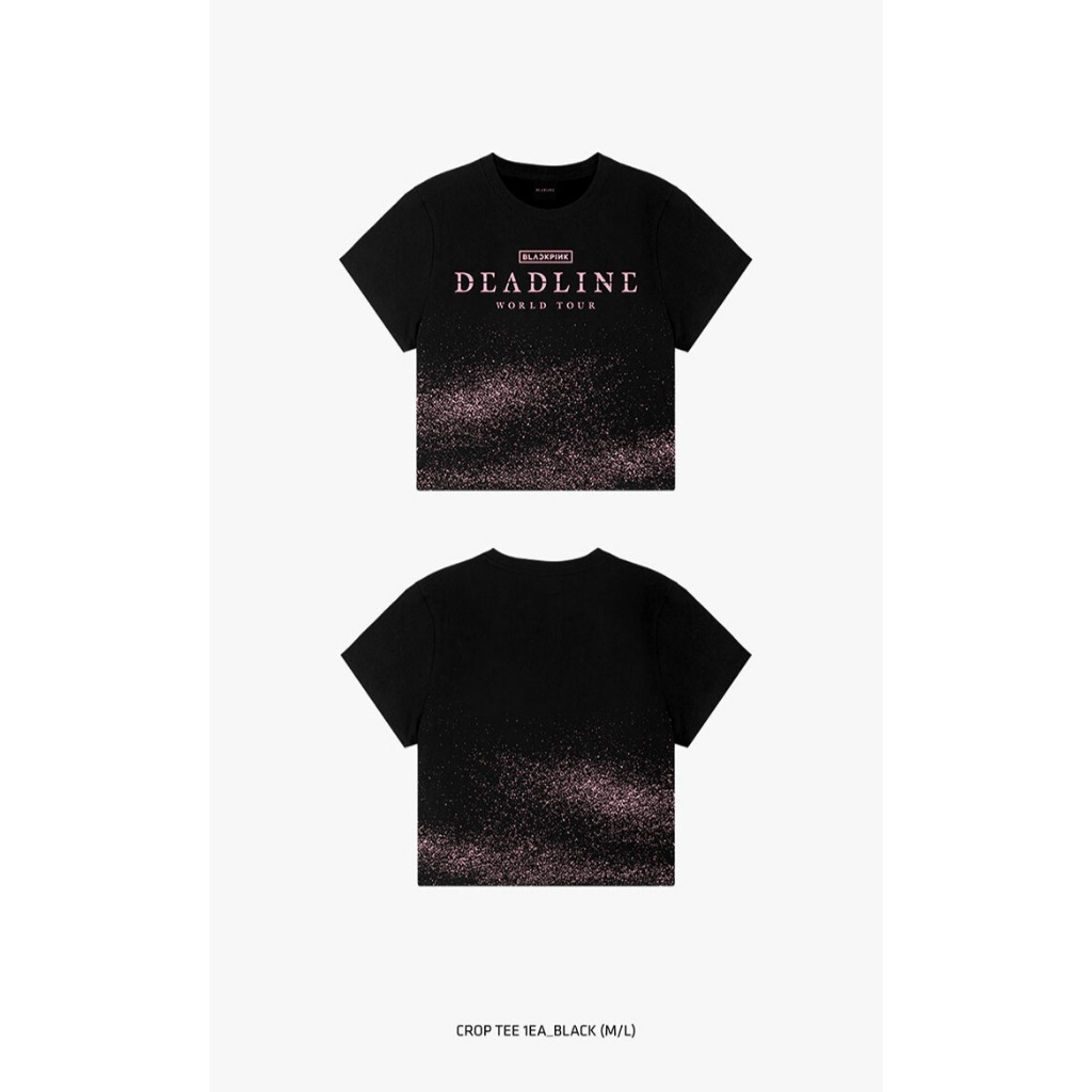 BLACKPINK [DEADLINE] World Tour MD PART.2 / CROP TEE