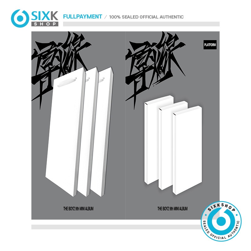 (POB+NORMAL/PLATFORM ver) THE BOYZ 9th Mini Album [FUSE] Shopee Thailand
