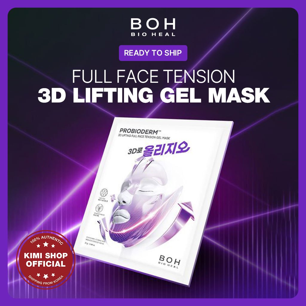 BOH PROBIODERM 3D LIFTING GEL MASK プランエス BIOHEAL BOH Probioderm 3D Lifting Full Face Tension Gel Mask
