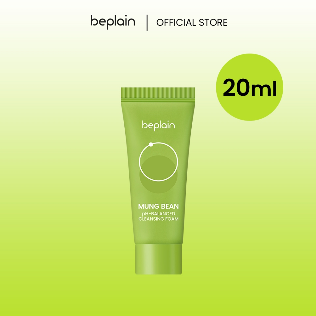 BEPLAIN OFFICIAL MUNG BEAN pH-BALANCED CLEANSING FOAM 20ml | Shopee ...