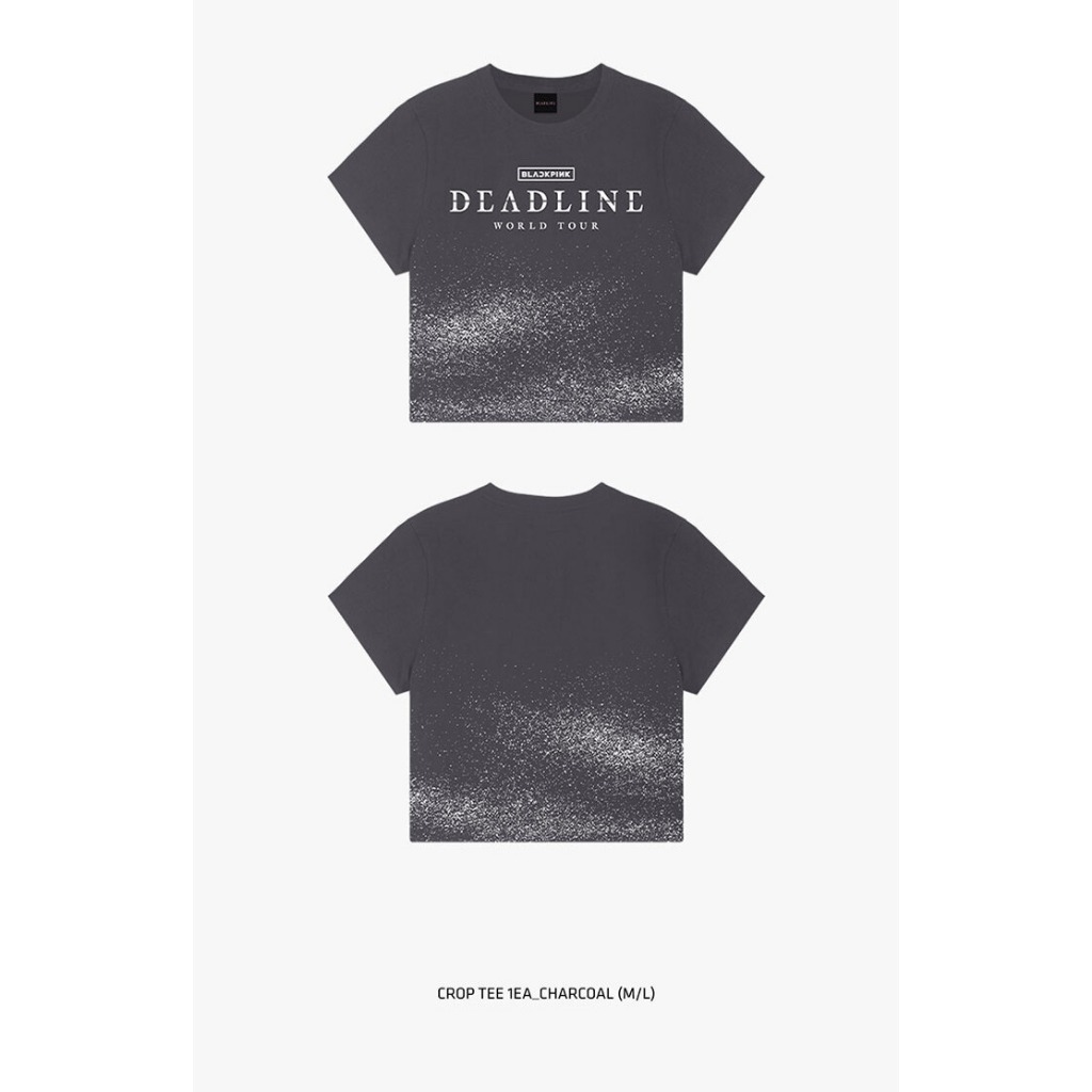 BLACKPINK DEADLINE コヤン 限定 CROP TEE 黒Lサイズ BLACKPINK DEADLINE コヤン 限定 CROP TEE 黒Lサイズ - メルカリ