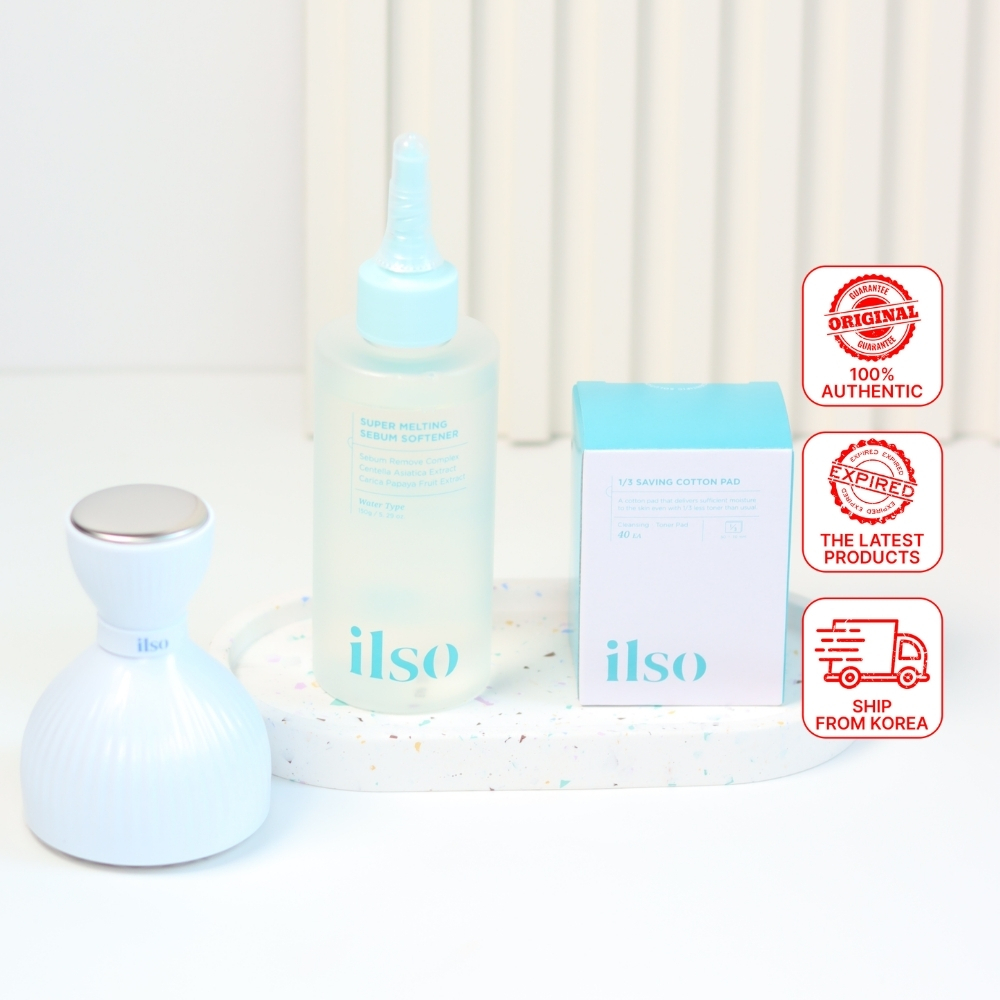 Ilso Super Melting Sebum Softener 150ml Set (+ Cotton Pad 40 ชิ้น ...