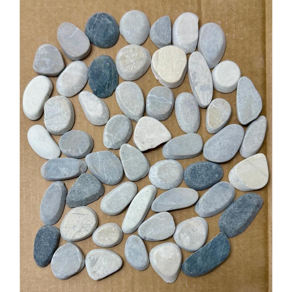 Art and Craft Slice Flat Pebble Size : ประมาณ 20-30 มม. x 10 มม. ความ ...