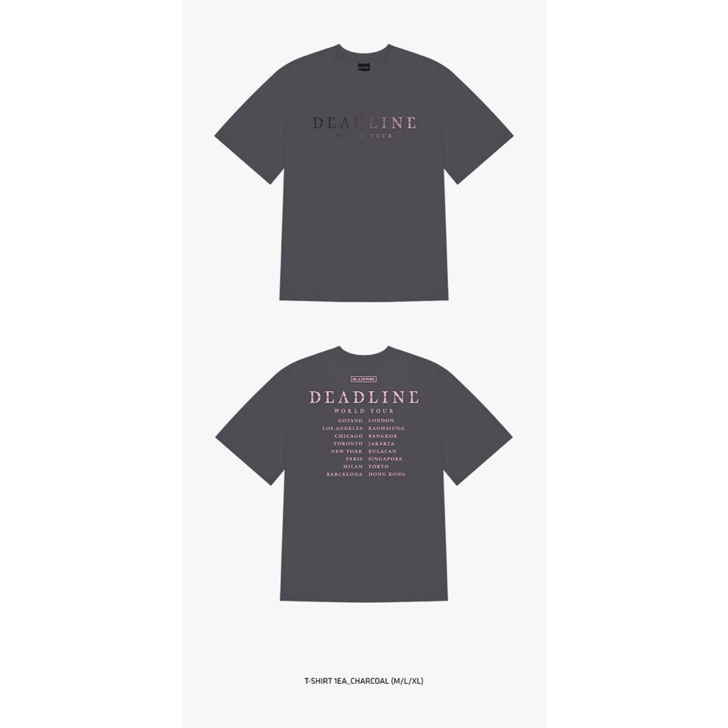 BLACKPINK [DEADLINE] World Tour MD PART.2 / HEAT REACTIVE T