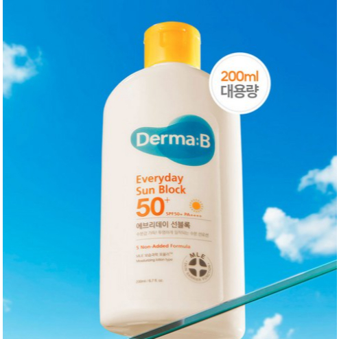 [Derma:B] Everyday Sun Block 200ml SPF50+ PA++++ | Shopee Thailand