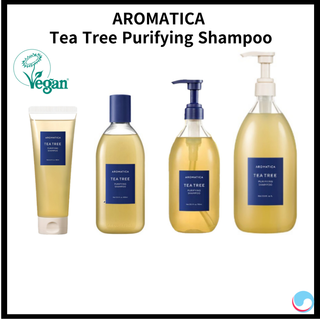 AROMATICA Tea Tree Purifying Shampoo Oily Scalp ( 180ml 400ml 750ml ...