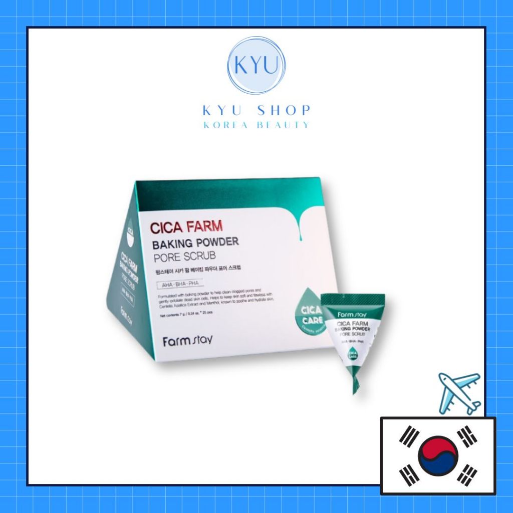 [Farmstay] Cica Farm Baking Powder Pore Scrub ผงขัดผิว 7g * 25pcs ...