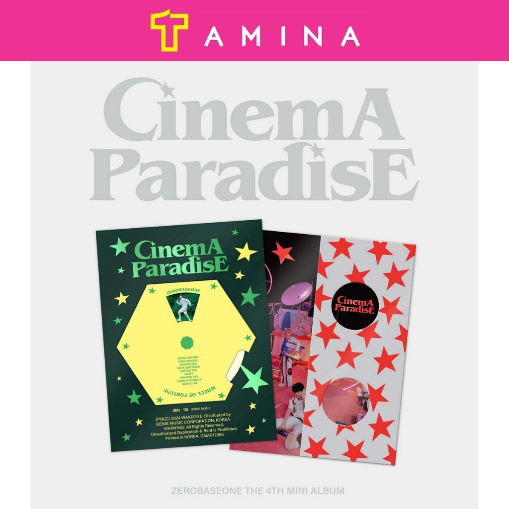 Album ZEROBASEONE – CINEMA PARADISE ROMANCE Ver. (standard) + POB Et Cadeaux Digitaux BolsVos