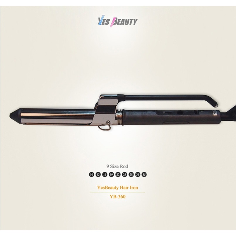 Yes Beauty Ironware YB-360/ Korean Beauty Salon Hair Tool/ curling/ Rod ...