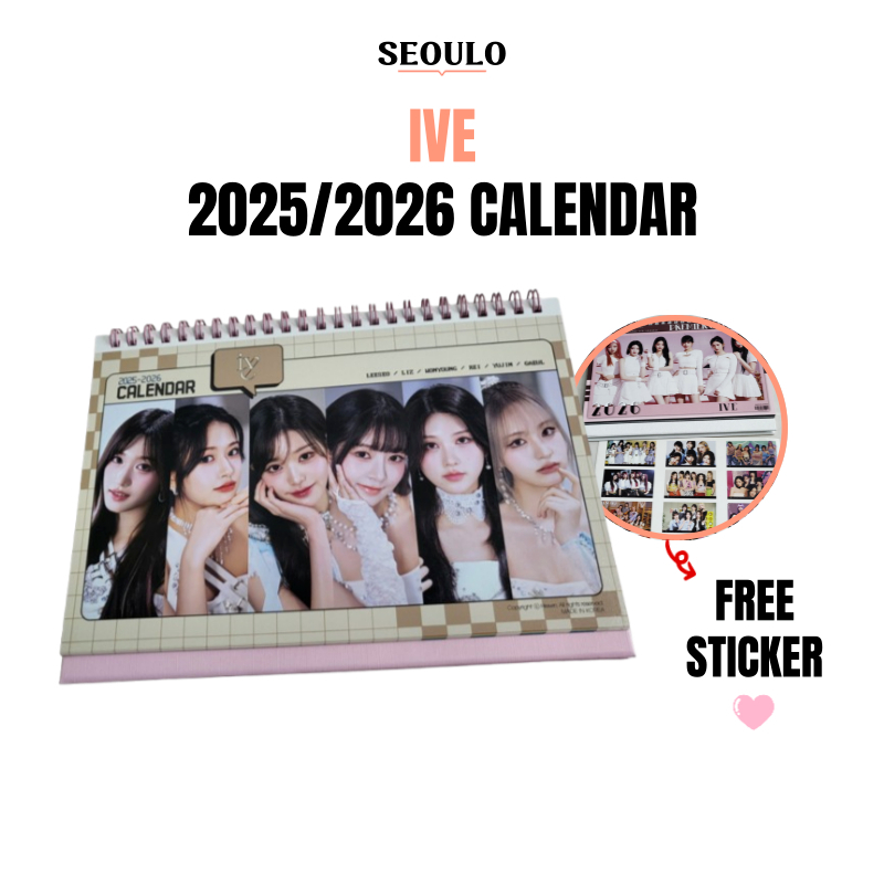 [IVE]Photo Calendar ปฏิทิน 2025 และ 2026 kpop สินค้าไอดอล Shopee Thailand
