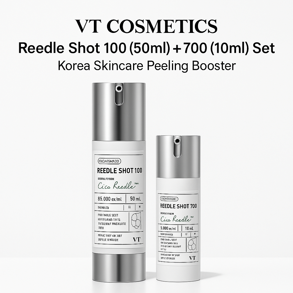 Vt COSMETICS Reedle Shot 100 (50ml) + 700 (10ml) ชุด | Korea Skincare ...