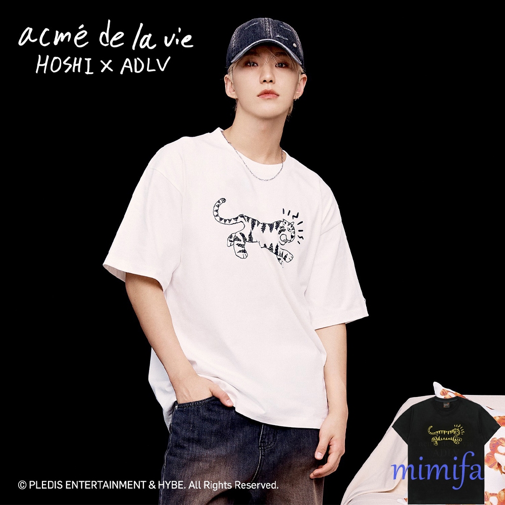 acme de la vie Tシャツ HOSHI X ADLV Seventeen Hoshi X Acme de la Vie Adlv - Heart Alien Short Sleeve T