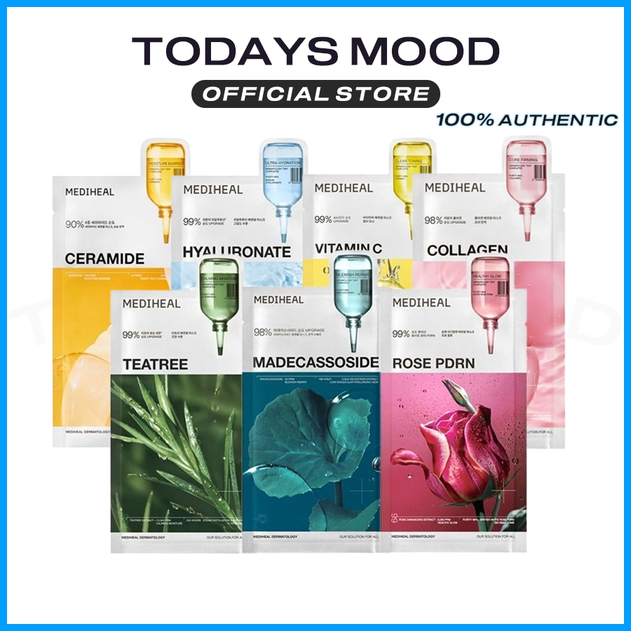 [MEDIHEAL] Essential Mask 7 Types 5pcs/10pcs/no box / PDRN ...