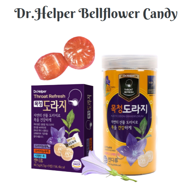 Dr.Heeper Bellflower Candy - สมุนไพรเกาหลี Sore Throat Relief, Natural ...