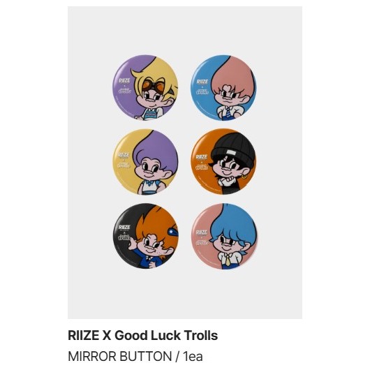 RIIZE X Good Luck Trolls] POP UP OFFICIAL MD (2) | Shopee Thailand