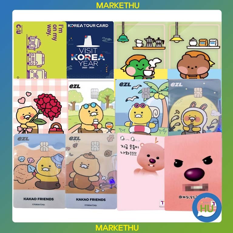 บัตรขนส่งเกาหลี สิ่งจําเป็นสําหรับการเดินทาง 12 ประเภท Line Friends ...