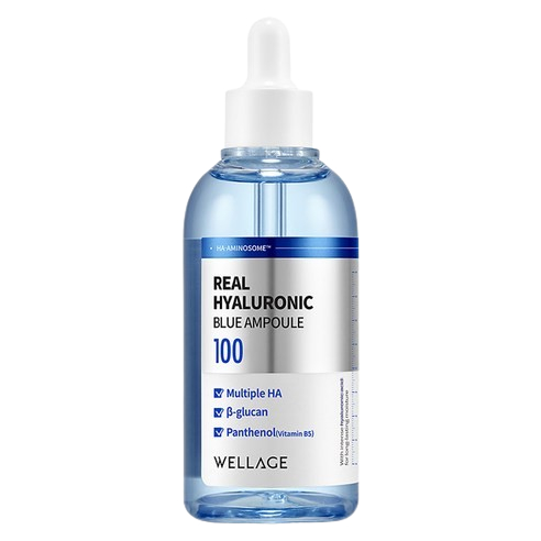 Wellage Real Hyaluronic Blue Ampoule 100ml | Shopee Thailand