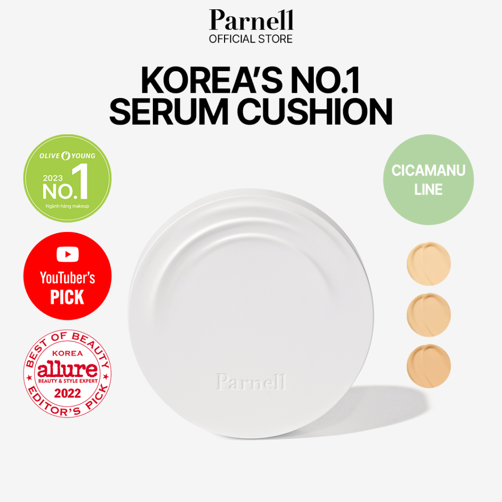 [Parnell] Cicamanu Serum Cushion SPF45 PA++ 15g x 2ea