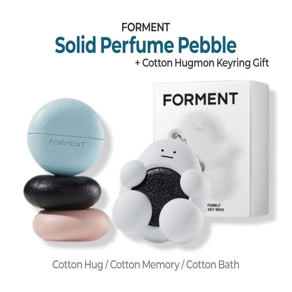 FORMENT Solid Perfume Pebble (มีให้เลือก 3 กลิ่น) + ของขวัญพวงกุญแจ ...