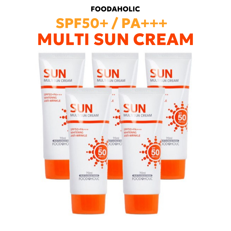 FOODAHOLIC Multi Sun Cream 70ml - SPF50+, PA+++ | Shopee Thailand