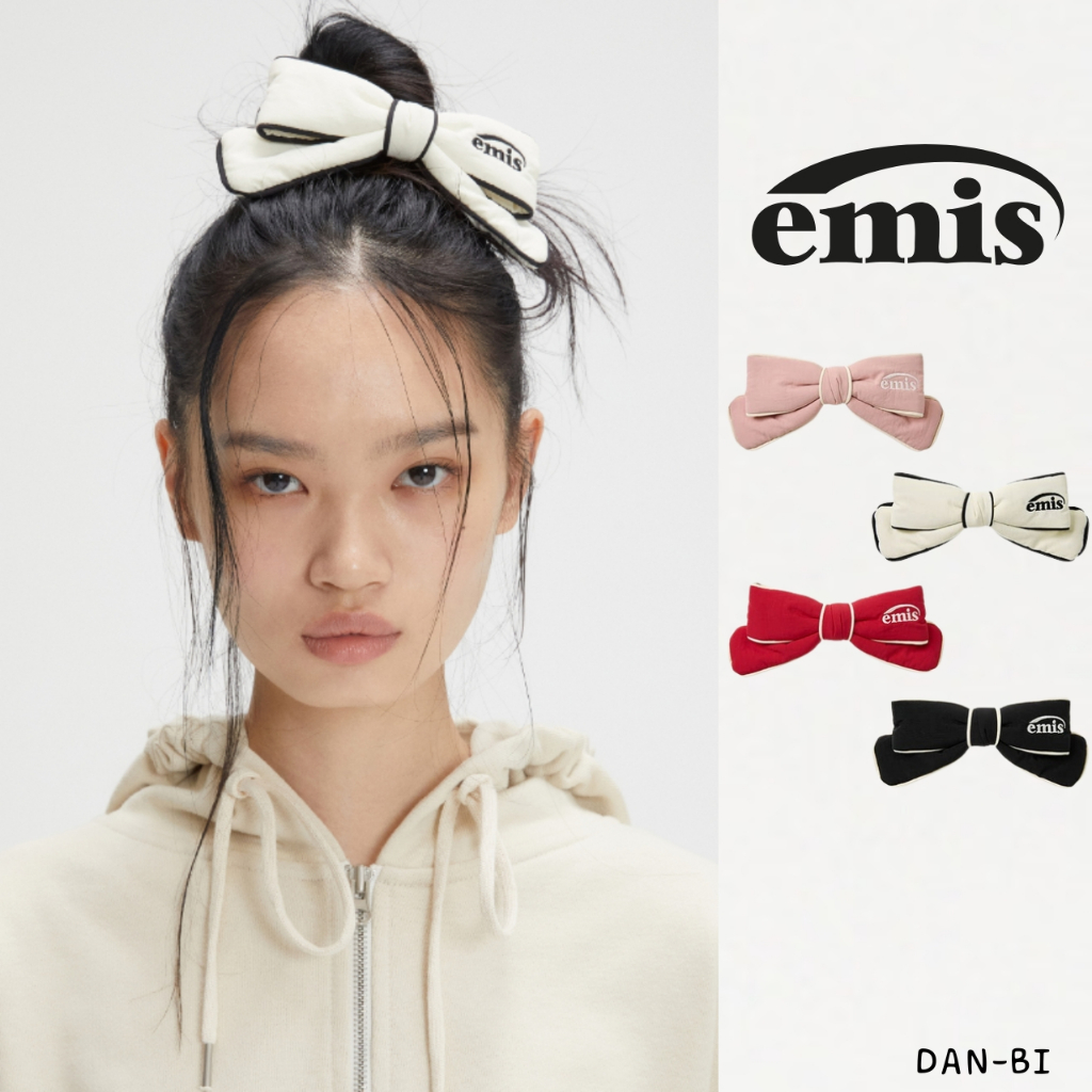 [emis] Nylon PADDED RIBBON HAIRPIN_4color / สินค้า KR แท้ 100% / จัดส่ง ...
