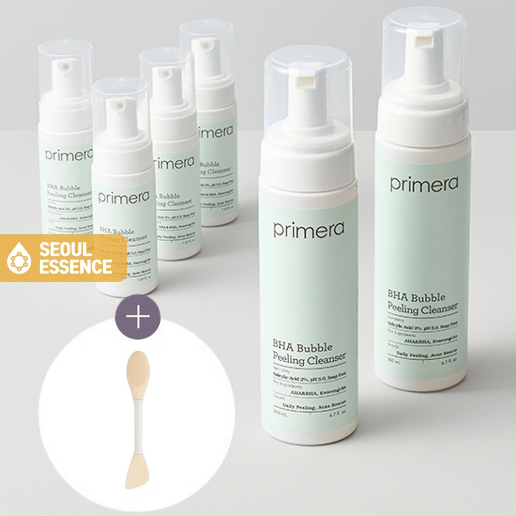 PRIMERA BHA Bubble Peeling Cleanser 200ml / 50ml - Troble Foam Cleanser ...