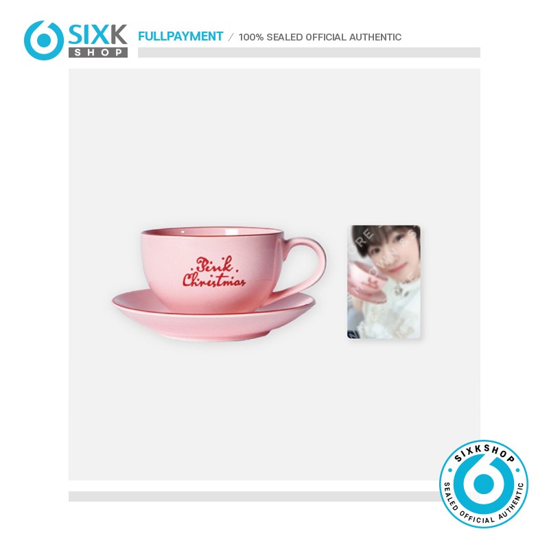 NCT WISH) 2024 PINK CHRISTMAS CUP & SAUCER SET | Shopee Thailand