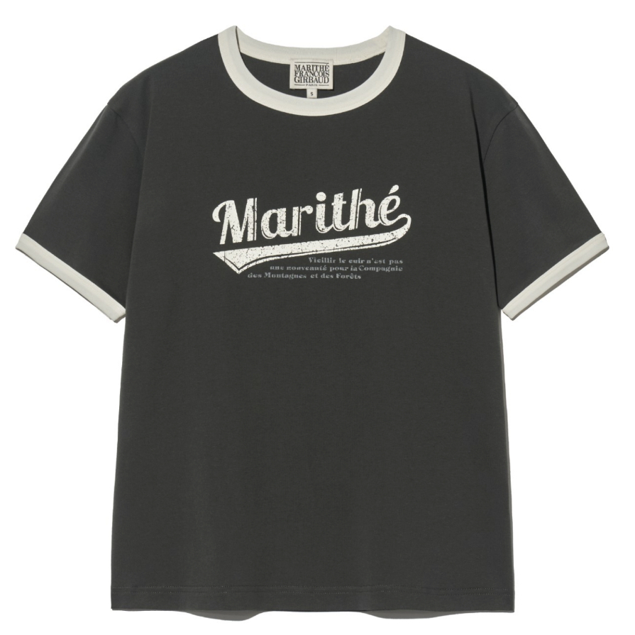 MARITHE Francois Girbaud] MARITHE VINTAGE BASEBALL RINGER