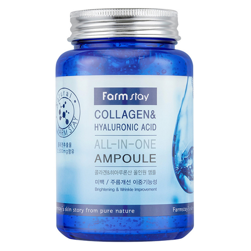 Farm Stay Collagen & Hyaluronic Acid All-In-One Ampoule 8.40 fl.oz ...