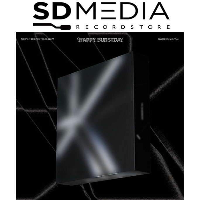 Daredevil Versie Kpop Cd Officieel Fotokaarten Boekje Cadeau SEVENTEEN – 5e Album [HAPPY BURSTDAY] (DAREDEVIL VERSIE) | K-pop Album Met Fotokaarten & Extra's | Officiële Release Seventeen Officieel Merchandise