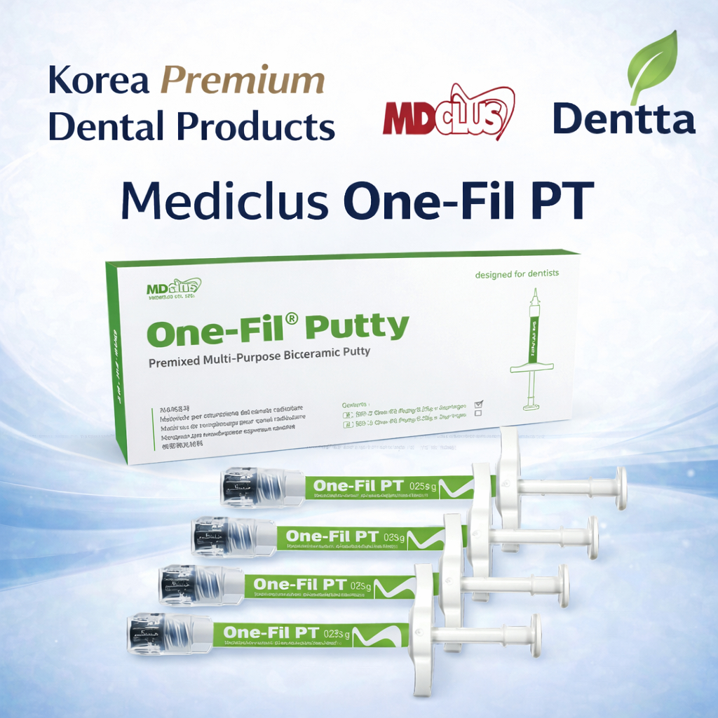Mediclus One-Fil PT Kit 0.25g x 4 หลอดชุดวัสดุทันตกรรมเกาหลี | Shopee ...