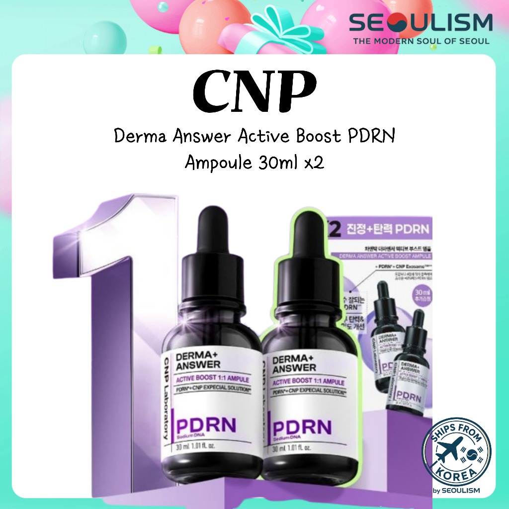🇰🇷[CNP Laboratory] Derma Answer PDRN Ampoule Set (30mL + 30mL)| แท้ แท้ ...