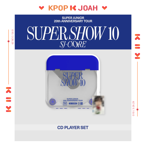 CD PLAYER SET) SUPER JUNIOR 20th Anniversary Tour [SUPER SHOW 10