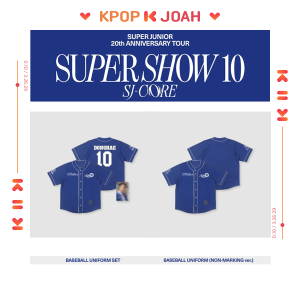 BASEBALL UNIFORM) SUPER JUNIOR 20th Anniversary Tour [SUPER SHOW