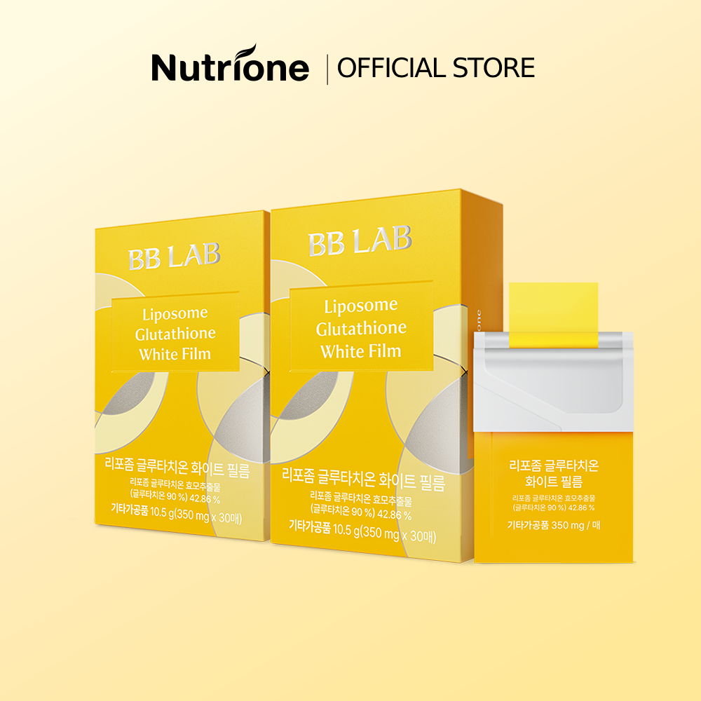 bb lab glutathione white film NUTRIONE Liposome กลูตาไธโอนฟิล์มสีขาว (350 มก. X 30 ea) What is Glutathione? | Flavor:Mixed Berry US Warehouse