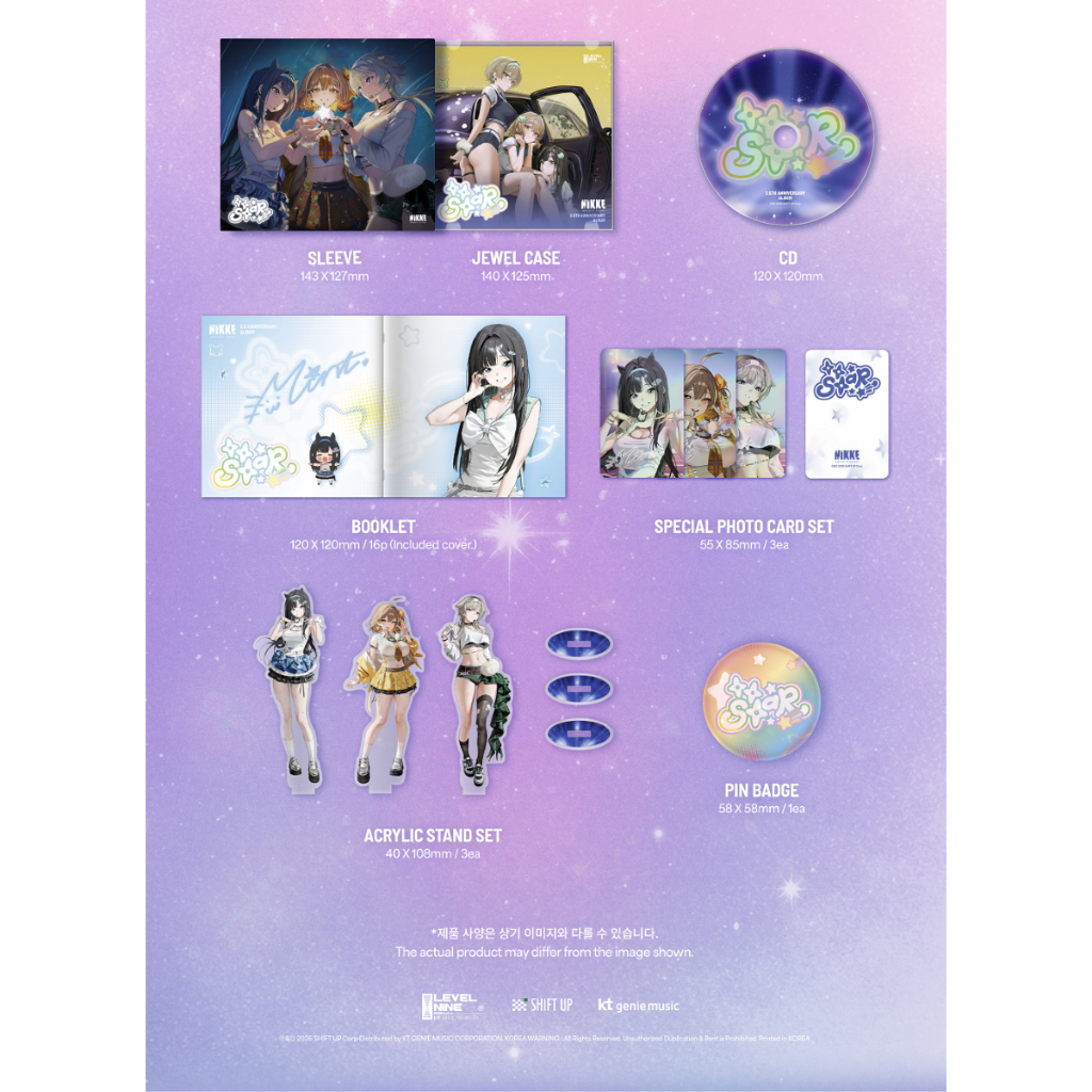 GODDESS OF VICTORY: NIKKE OST - 3.5TH ANNIVERSARY ALBUM [BE MY
